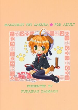 (CR36) [Furaipan Daimaou (Chouchin Ankou)] Masochist Pet Sakura (Cardcaptor Sakura) - Page 18