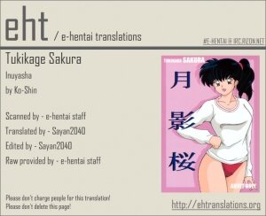 (C66) [Intendou (Yajuu)] Tsukikage Sakura (Sengoku Otogizoushi Inuyasha) [English] [EHT] - Page 1