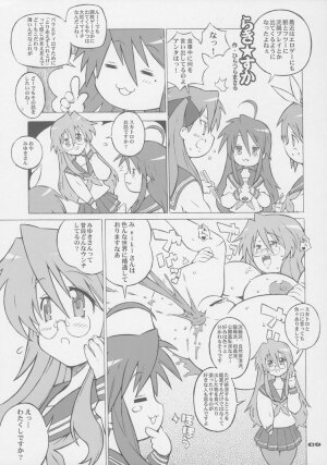 (C72) [Combat Mon-Mon (Hiratsura Masaru)] Abno Tankentai no Daibouken (Lucky Star) - Page 8