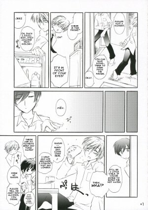 (C70) [Hi-Per Pinch (clover)] Zantei Ou (Ouran High School Host Club) [English] - Page 7