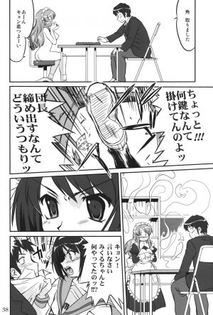 (C73) [Takotsuboya (TK)] Mikku Mikurunrun (The Melancholy of Haruhi Suzumiya) - Page 37