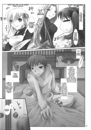 (C70) [UDON-YA (Kizuki Aruchu, ZAN)] BLACK 99% (Fate/hollow ataraxia) [English] - Page 14