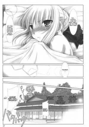 (C70) [UDON-YA (Kizuki Aruchu, ZAN)] BLACK 99% (Fate/hollow ataraxia) [English] - Page 36