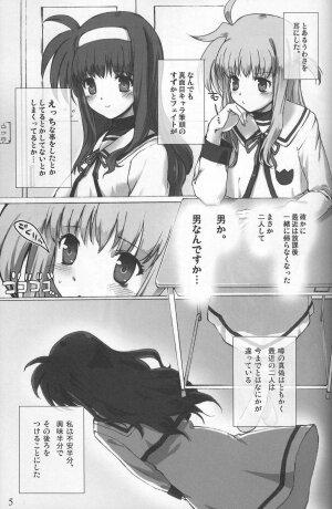 (C73) [Basutei Shower (Katsurai Yoshiaki)] SCHOOL GIRL -Fate Suzuka Arisa Gakuen Choukyou Bon- (Mahou Shoujo Lyrical Nanoha) - Page 5