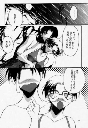 (CR23) [Ryu-Seki-Do (Nagare Hyo-go)] Twin Heart Vol. 3 (To Heart) - Page 35