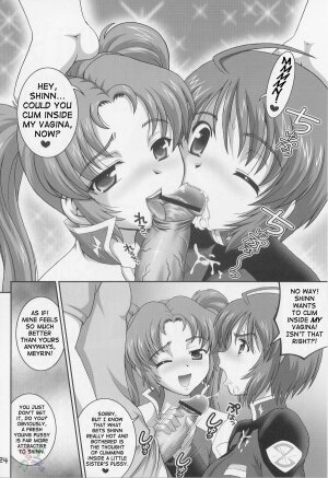 (C69) [Kuroyuki (Kakyouin Chiroru)] Gohoushi Club 5 (Kidou Senshi Gundam SEED DESTINY) [English] - Page 23