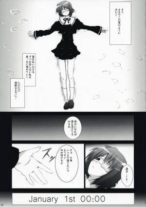 (C73) [Circle ARE (Kasi)] Juujiro no Ue Oozora no Shita (ef - a fairy tale of the two.) - Page 22