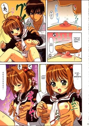 (C67) [Ohkura Bekkan, Megami Kyouten (Ohkura Kazuya)] Sakura-chan, kocchi kocchi (Card Captor Sakura) [English] - Page 8
