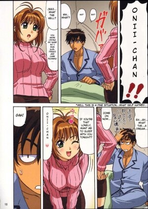 (C67) [Ohkura Bekkan, Megami Kyouten (Ohkura Kazuya)] Sakura-chan, kocchi kocchi (Card Captor Sakura) [English] - Page 17