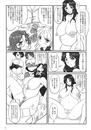 (ABC 5) [Nozarashi (Nozarashi Satoru)] Haramitsuma -Yukiko Yui Orie- (Gear Fighter Dendoh, Neon Genesis Evangelion) - Page 34