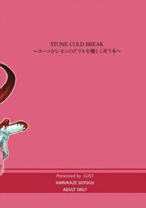 (C72) [GUST (Harukaze Soyogu)] Stone Cold Break ~ Yoko ga Shimon no Drill o Yasashiku Ijiu Hon ~ (Tengen Toppa Gurren Lagann) [English] [FAKKU] - Page 19