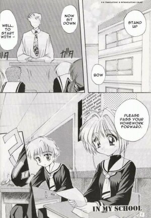 (SC6) [Imomuya Honpo (Azuma Yuki)] Sakura Enikki | In My School (Cardcaptor Sakura) [English] [EHT] - Page 3