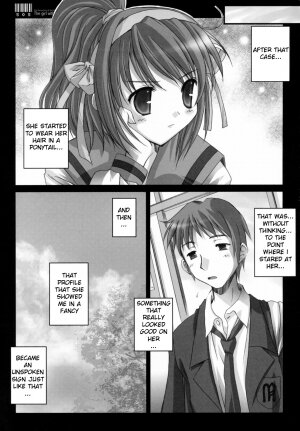 (C70) [Kaikinissyoku (Ayano Naoto)] Ponytail no Kanojo | The Girl with Ponytail Style (Suzumiya Haruhi no Yuuutsu) [English] - Page 5