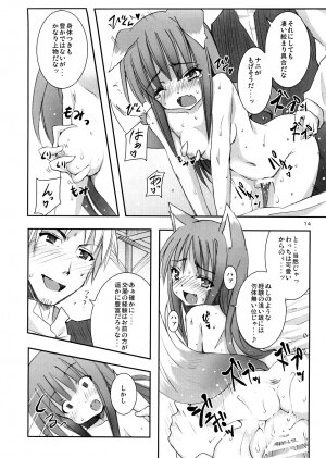 [Nounai Kanojo (Kishiri Toworu)] Ookami to Ookamiotoko (Spice and Wolf) - Page 13