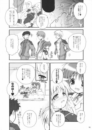 (C73) [Kurubushi-kai (Dowarukofu)] Dekkaku Natte mo Trauma Darake (Mahou Shoujo Lyrical Nanoha) - Page 17