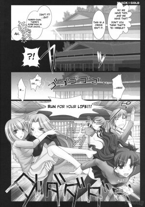 (C72) [UDON-YA (Kizuki Aruchu, ZAN)] BLACKxGOLD (Fate/hollow ataraxia) [English] [Fakku] [Decensored] - Page 5