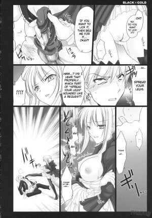 (C72) [UDON-YA (Kizuki Aruchu, ZAN)] BLACKxGOLD (Fate/hollow ataraxia) [English] [Fakku] [Decensored] - Page 20