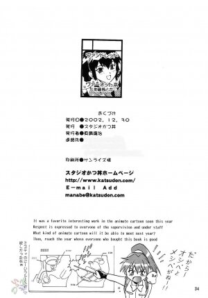 (C63) [Studio Katsudon (Manabe Jouji)] Barnette Book (Vandread) [English] [SaHa] - Page 33