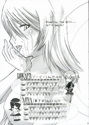 (C70) [French letter, raspberry galette (Fujisaki Hikari, Yuuki Miya)] Breaking the Girl (GuitarFreaks & DrumMania) - Page 2