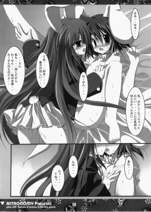 (C73) [ASTRONOMY (SeN)] Koisuru Usagi wa Setsunakute Reisen (Tewi) o Omou to Sugu XXX Shichau no (Touhou Project) - Page 13