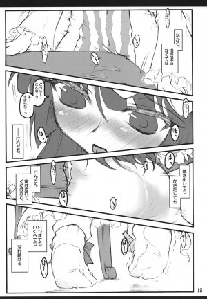 (C72) [CHIRIAKUTA (Yaburebouki Akuta)] Patchouli ~Touhou Shoujo Saiin~ (Touhou Project) - Page 14