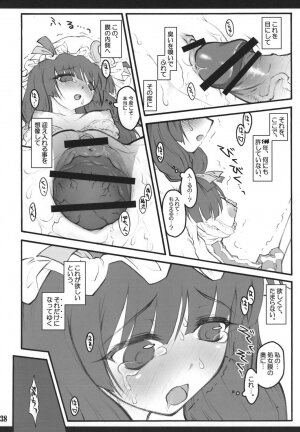 (C72) [CHIRIAKUTA (Yaburebouki Akuta)] Patchouli ~Touhou Shoujo Saiin~ (Touhou Project) - Page 37