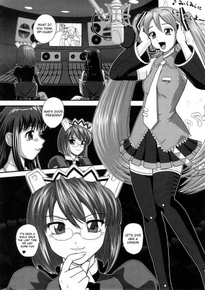 (COMIC1☆2) [Behind Moon (Q)] Mi Mikku (VOCALOID2 Hatsune Miku) [English] [desudesu] - Page 3