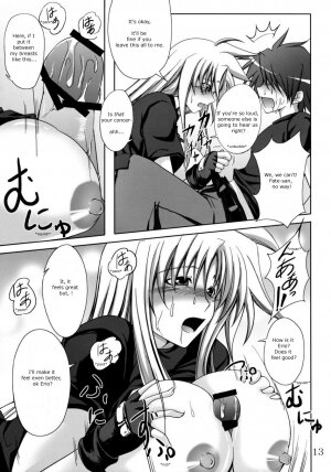 (C73) [SUTE☆POTE (Kagura Soushi)] riri tama hoshuu jugyou! | Riritama Supplementary Lessons (Mahou Shoujo Lyrical Nanoha) [English] - Page 12