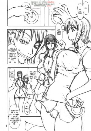 (C71) [Majimadou (Matou)] Momojitatei ni Youkoso!! - Welcome to the MOMOJITATEI!! (One Piece) [English] [desudesu] - Page 5