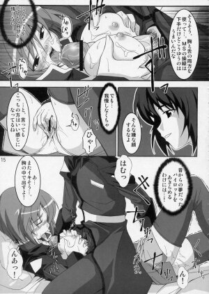 (C68) [P-dimension (Endou Masatoshi)] Oshioki Tsuyu Daku de!! (Gundam SEED DESTINY) - Page 15