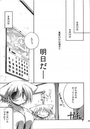 (C74) [NOI-GREN (Sakaki)] Kono Natsu Kimi wa Inakatta - iN the middLE of SummER with YOU - Page 27