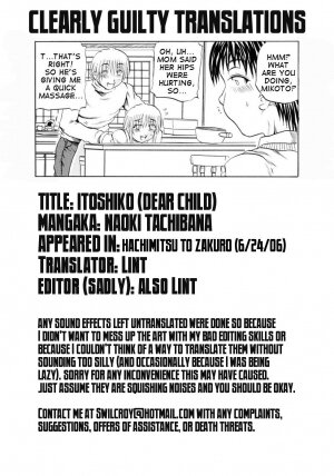 [Tachibana Naoki] Itoshiko | Dear Child (Hachimitsu to Zakuro) [English] [Clearly Guilty Translations] [Decensored] - Page 17