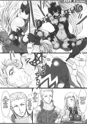 (SC31) [Alice no Takarabako (Mizuryu Kei)] Kyou Kara Fuuzoku Debut | Today's the Debut of Sex Service (Final Fantasy XII) [English] [One of a Kind Productions] - Page 5