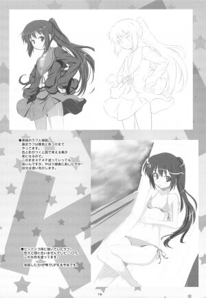 (C74) [Metamorphose (GUY)] Kyonko no kentai life wa 0 yo! (The Melancholy of Haruhi Suzumiya) - Page 15