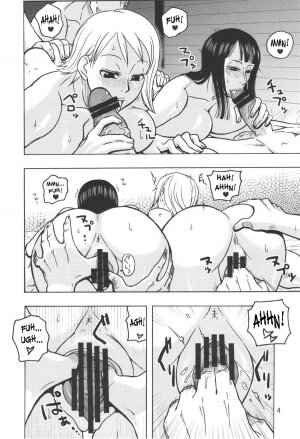 (C74) [ACID-HEAD (Murata.)] Nami no Koukai Nisshi EX NamiRobi 2 (One Piece) [English] [SaHa] - Page 5