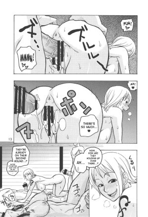 (C74) [ACID-HEAD (Murata.)] Nami no Koukai Nisshi EX NamiRobi 2 (One Piece) [English] [SaHa] - Page 14