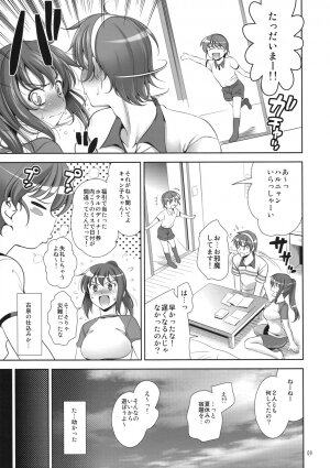 (C74) [Goromenz (Yasui Riosuke)] Manatsu no Yoru no Yume no Mata Yume no Mata Yume (Suzumiya Haruhi no Yuuutsu) - Page 8