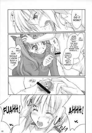 (C67) [Shimoyakedou (Ouma Tokiichi)] Royal Lotion (Fate/stay night) [English] [SaHa] - Page 8