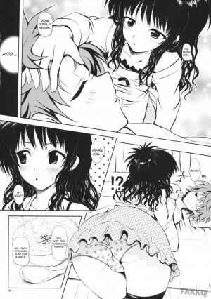 (C74) [Shiawase Kanmiryou (Yuki Tomoshi)] TryLOVE-ru (To LOVE-Ru) [English] {FAKKU} - Page 4