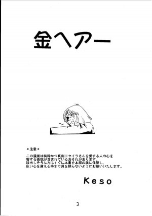 [Skirt Tsuki (keso)] Kin Hair kaitei ban (Mobile Suit Gundam) - Page 2