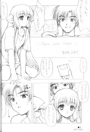 (CR28) [ZiP (Moekibara Fumitake)] Open your Heart (Chobits) - Page 7