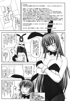 (A3) [Nozarashi (Nozarashi Satoru)] Misshitsu de Kyoubou Bunny Hime to Futarikiri. - Page 2