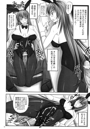 (A3) [Nozarashi (Nozarashi Satoru)] Misshitsu de Kyoubou Bunny Hime to Futarikiri. - Page 11