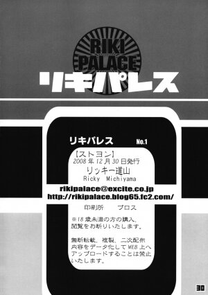 (C75) [Riki Palace (Riki Michiyama)] Sutoyon (Street Fighter) - Page 29