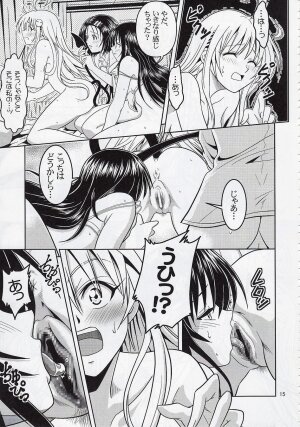 [Gangontou (Fukori)] Anoko-tachi ga Taihen na Koto ni Nattemasu 2 (To LOVE-Ru) - Page 14