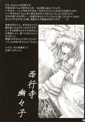 (SC27) [SeaFox (Kirisaki Byakko)] Mayou mono wa fuku o mo suteru (Touhou Project) - Page 3