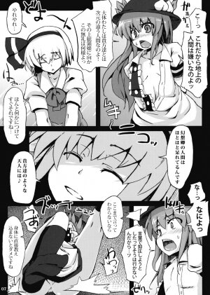 (Reitaisai 6) [Hannama (Soine)] In SeVeNtH hEaVeN tUrReT (Touhou Project) - Page 7