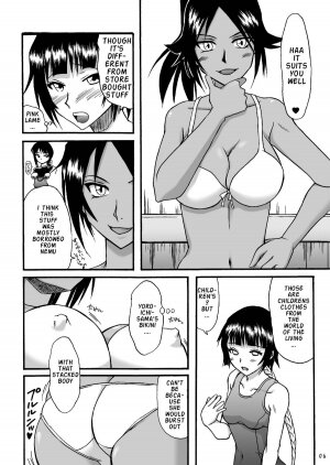 (C72) [Hijouguchi, RUBY FRUIT (Kotozuki Runo, TEI-OH-K-TAKAMURO)] It Keeps It Secret Without Forgetting Sweet Gunpowder - Amai Kayaku wo Mune ni Himete (Bleach) [English] {doujin-moe.com} - Page 5