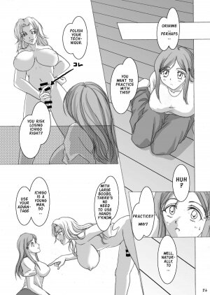 (C72) [Hijouguchi, RUBY FRUIT (Kotozuki Runo, TEI-OH-K-TAKAMURO)] It Keeps It Secret Without Forgetting Sweet Gunpowder - Amai Kayaku wo Mune ni Himete (Bleach) [English] {doujin-moe.com} - Page 25