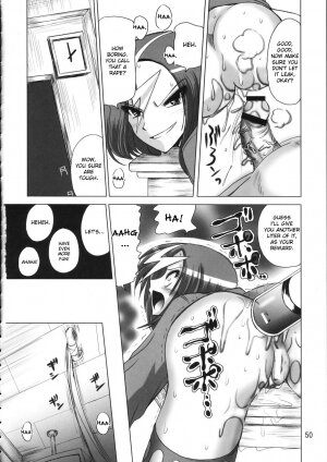 (C70) [Budou Bekkan (Donan)] Burenhiruto-sensei Kansoku Jirai Chitai de Anyo ga Jouzu (Zaregoto) [English] - Page 49